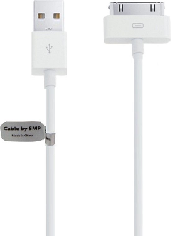 Gelijkmatig de wind is sterk Pef One One 2 m oplaadkabel. USB kabel met Dock stekker. Laadkabel past ook op  iPhone 3G,... | bol.com