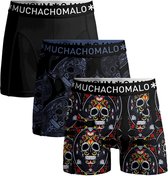 Muchachomalo-3-pack onderbroeken voor mannen-Elastisch Katoen-Boxershorts - Maat M