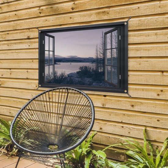 Affiche Jardin Transparent - Berg - Nuit - 90x60 cm