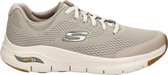 Skechers - Arch Fit - Taupe - Mannen - Maat 46