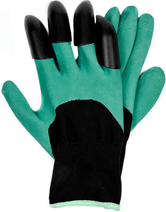 Benson Tuinhandschoenen met Klauw - Set - Groen met Zwart