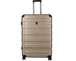 Enrico Benetti Rochester Grote Koffer - 75 cm - 98/112 liter - Expandable - TSA slot - Champagne