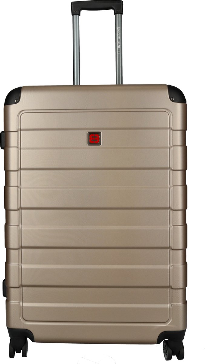 Enrico Benetti Rochester Grote Koffer - 75 cm - 98/112 liter - Expandable - TSA slot - Champagne