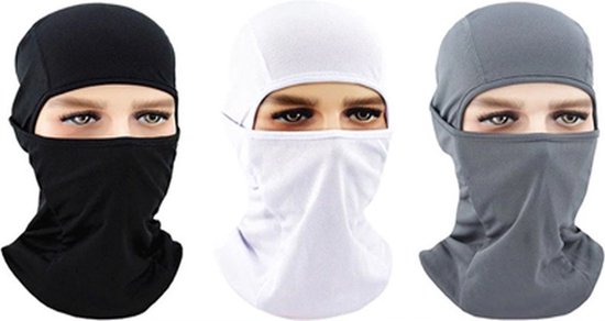 Helm bivakmuts 2-gaats stretch zwart
