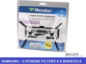 Menalux MRK 02 Filter und Seitenbürsten für Samsung navibot Sauger