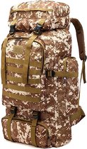 60 l - 80 l, outdoor militaire rugzak voor heren, camouflage, noodrugzak, waterdicht, survival, gevuld, vluchtrugzak, noodgevallen, rugzak, vechtrugzak, wandelrugzak, lichte rugzak, 80L, large capacity