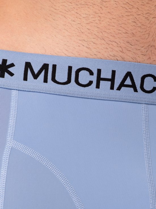 Ademend Ondergoed Muchachomalo Boxershorts Heren Muchachomalo Solid Blauw Katoenen Boxershort Bestel Je Online MUCHACHOMALO Ondergoed Katoen 7-pack Klassieke Pasvorm BSCI OEKO-TEX Gecertificeerd