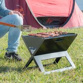 Innovagoods BBQ pliable | Barbecue à utiliser avec du charbon de bois | Jardin | parc | Plage | terrain de camping
