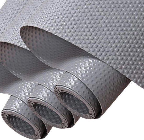 Hersvin Lademat 35 cm x 500 cm, kastpapier, lade-inzet, EVA, waterdicht, niet-klevende onderlaag, tapijt voor keukenkasten (transparant, platte