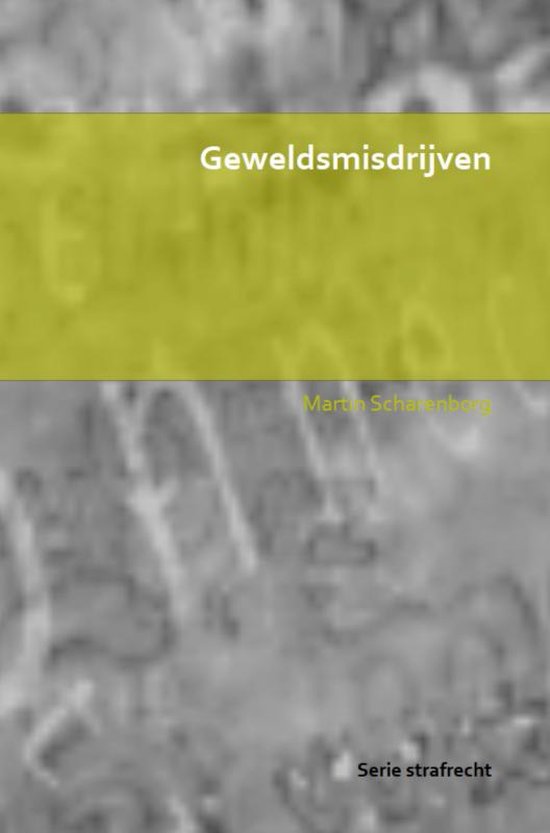 Geweldsmisdrijven - cover