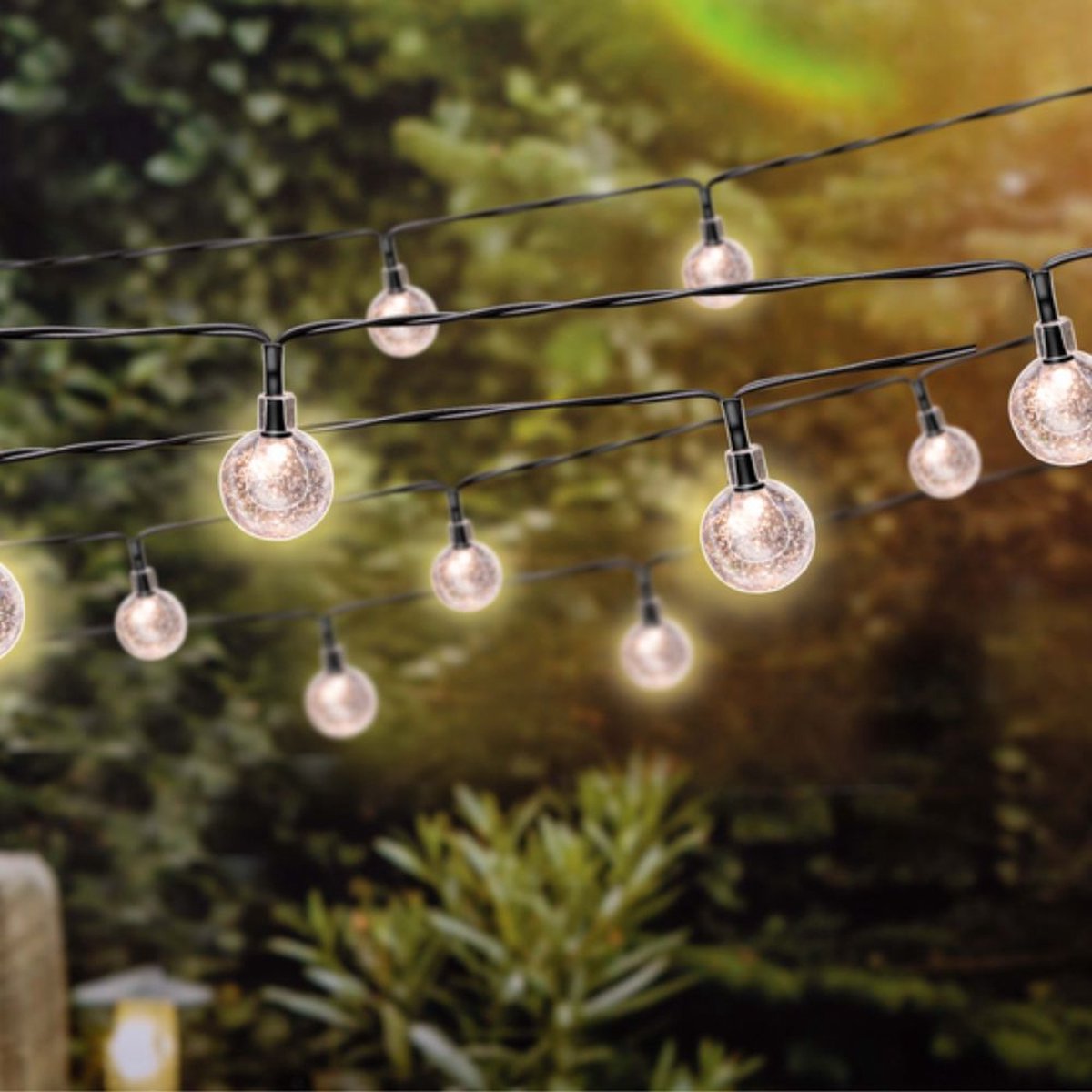 Guirlande lumineuse LED GRUNDIG avec 20 lumières, couleur transparente