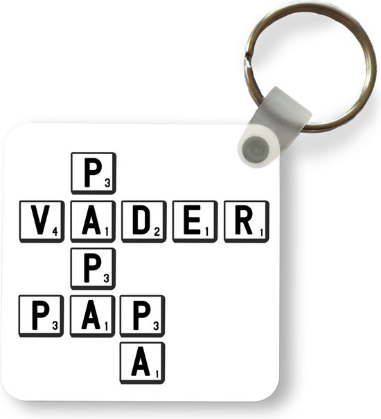 Porte-clés - Cadeaux à distribuer - Citations - Père - Énonciations - Papa - Plastique