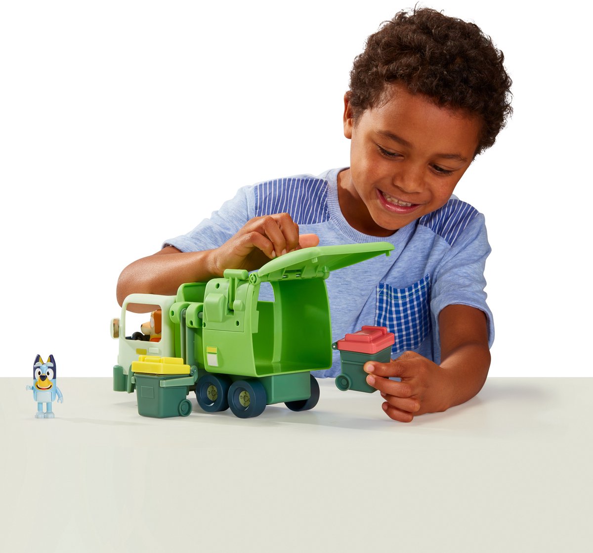 BLUEY - Vuilniswagen met 2 Speelfiguren - Speelset — afbeelding 6