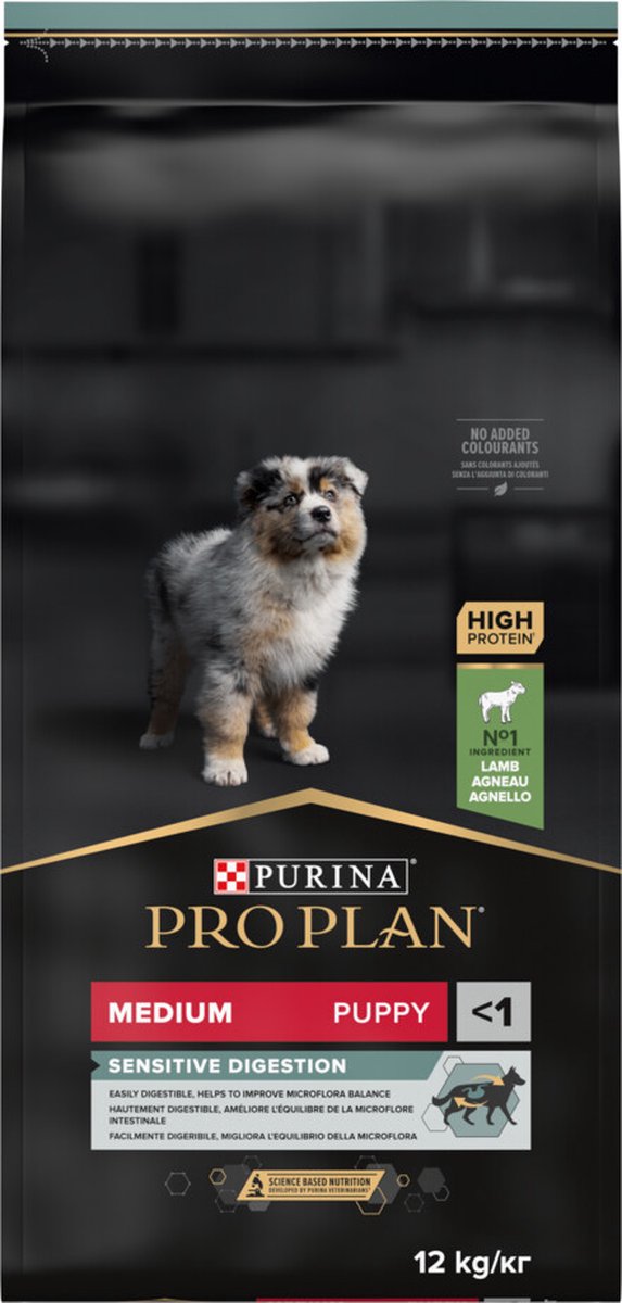 Pro Plan Medium Puppy Sensitive Digestion Agneau - Sec
