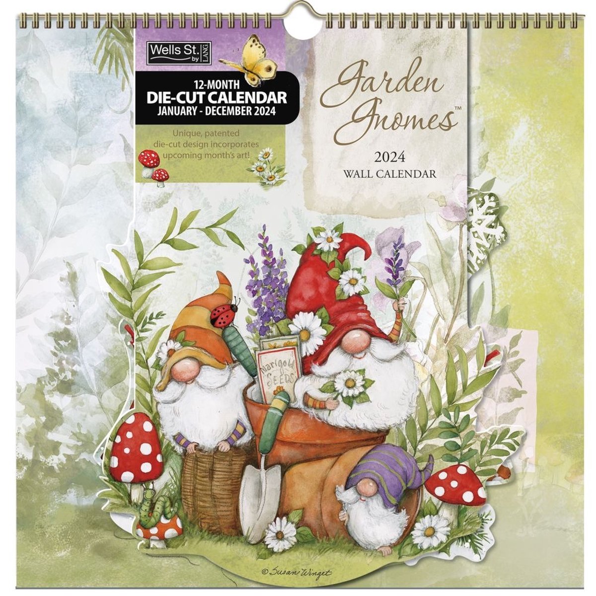 Gnome Gardens Ringband Kalender 2024