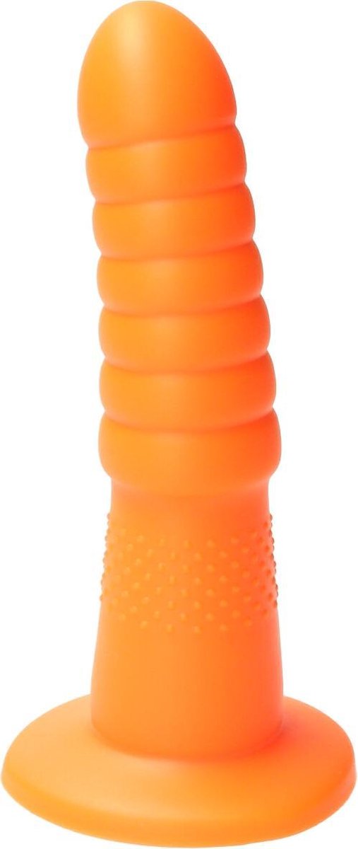 Goedkoopste Ylva & Dite - Aria - Siliconen Anale / Vaginale dildo - Made in Holland - Oranje