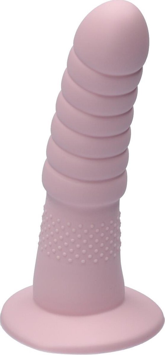 Goedkoopste Ylva & Dite - Aria - Siliconen Anale / Vaginale dildo - Made in Holland - Pastel Rood