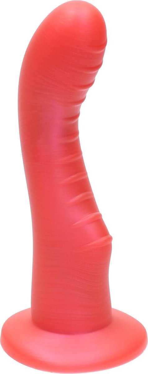 Goedkoopste Ylva & Dite - Kajsa - Siliconen G-spot / Prostaat dildo - Made in Holland - Fel Rood Metallic