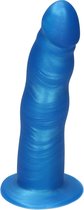 Ylva & Dite - Anteros - Realistische Siliconen dildo met zuignap - Voor mannen, vrouwen of samen - Handgemaakt in Holland - Bright Blue