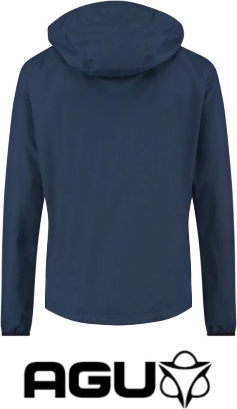 AGU GO Imperméable Essential Unisexe - Blauw Marine - XL - Femme & Homme - Polyester Recyclé