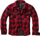 Brandit Lumberjacket Rood Zwart Vest Heren