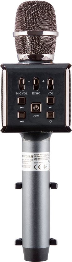 Silvercrest Bluetooth Karaoke microfoon - Vermogen 3W RMS | bol
