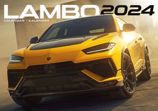 Lamborghini Kalender 2024 A3  bol.com