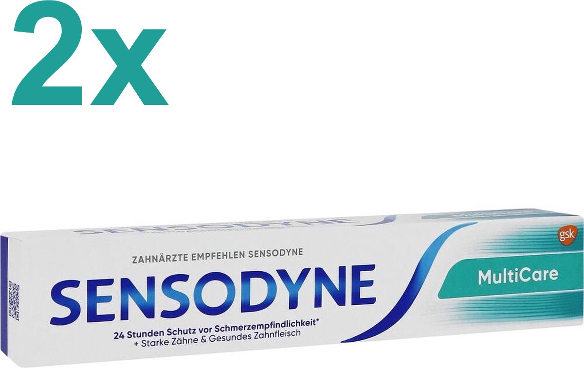 Goedkoopste Sensodyne Multicare - 2x 75 ml - Tandpasta