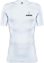 BLINDSAVE Compressie Shirt Wit - Korte mouwen - XS