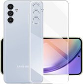 Shieldcase Ultra dun transparant siliconen hoesje geschikt voor Samsung Galaxy A14 4G / A14 5G - doorzichtig telefoonhoesje voor geschikt voor Samsung Galaxy A14