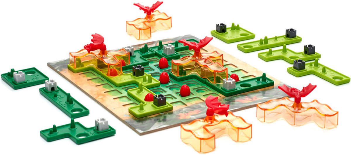 SmartGames - Dragon Inferno - strategisch bordspel - 2 spelers