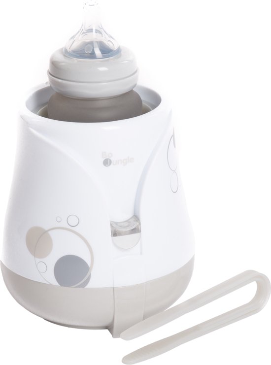 Flessenwarmer - Bo Jungle - Flesverwarmer baby - Compacte Flessenwarmer - Brede hals 8,5 cm doorsnee - Inclusief accesoires - Ook voor potjes babyvoeding - Schakelt automatisch uit - Water sensor - Bottle Warmer Flower