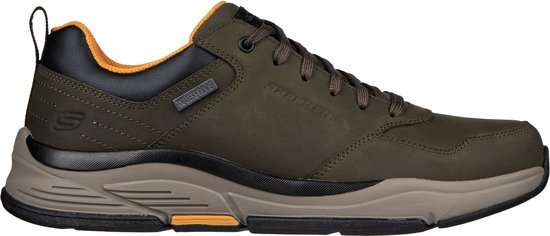 Skechers Relaxed Fit: Benago - Hombre Veterschoenen Laag - groen - Maat 46