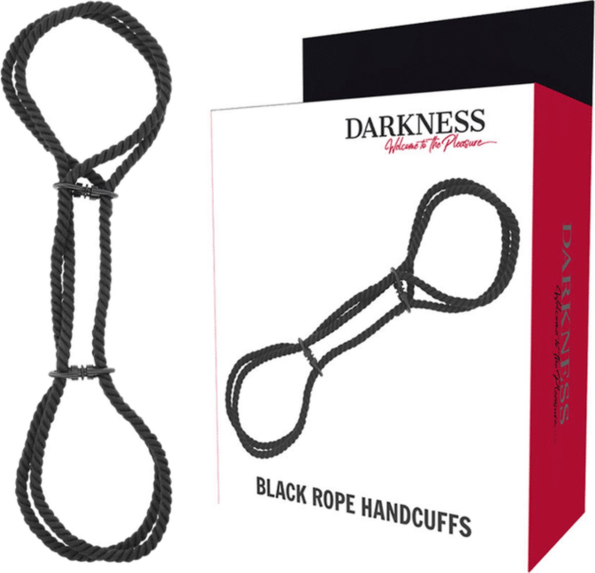 DARKNESS BONDAGE | Darkness 100% Cotton Wrist Or Ankle Cotton Cuffs Black
