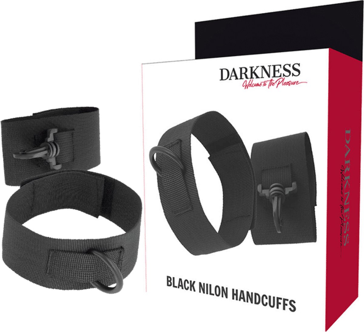 Goedkoopste DARKNESS BONDAGE | Darkness Beginners Nylon Cuffs