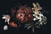 Papier peint photo Bouquet Vintage avec pivoines - Papier peint non tissé - 416 x 290 cm