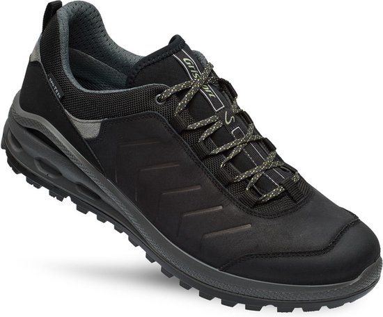 Grisport River Low Men Wandelschoenen Heren - Black - Maat 42