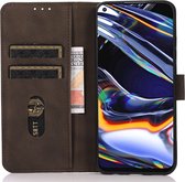 KHAZNEH Sony Xperia 10 V Hoesje Retro Wallet Book Case Bruin