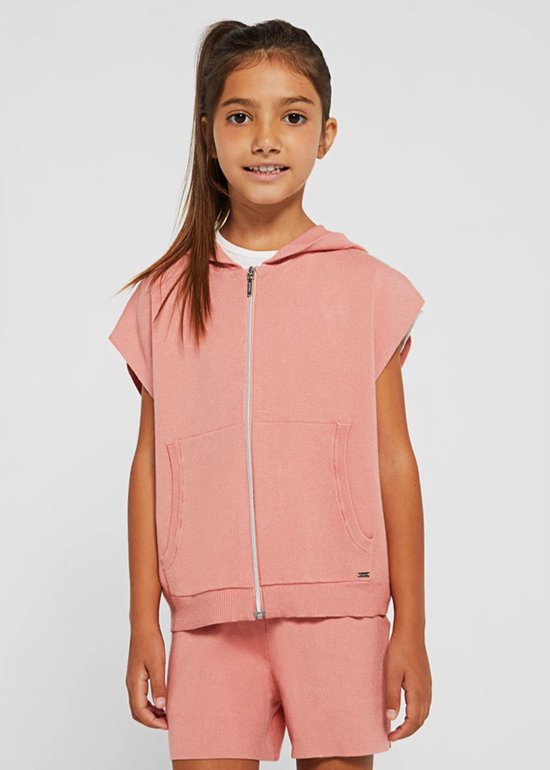 Cardigan à bouton fille Porcelaine