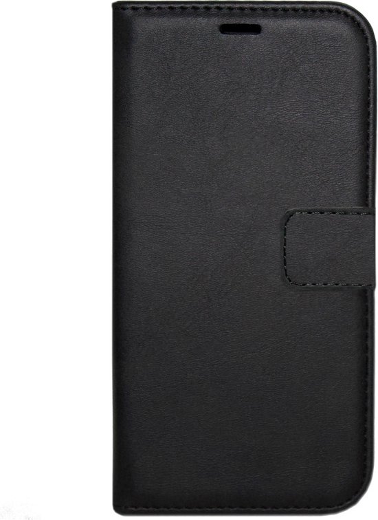 LC.IMEEKE Kunstleren Book Case Portemonnee Pasjes Hoesje Geschikt voor Samsung Galaxy A14 (5G/ 4G) - Zwart