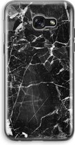 Case Company® - Hoesje geschikt voor Samsung Galaxy A5 (2017) hoesje - Zwart Marmer - Soft Cover Telefoonhoesje - Bescherming aan alle Kanten en Schermrand
