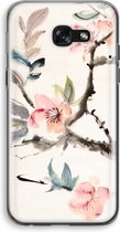 Case Company® - Hoesje geschikt voor Samsung Galaxy A5 (2017) hoesje - Japanse bloemen - Soft Cover Telefoonhoesje - Bescherming aan alle Kanten en Schermrand