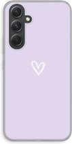 Case Company® - Coque Samsung Galaxy A54 - Klein Coeur Violet - Coque souple pour téléphone - Protection sur tous les côtés et bord de l'écran
