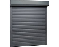 vidaXL - Rolluik - 80x100 - cm - aluminium - antracietkleurig