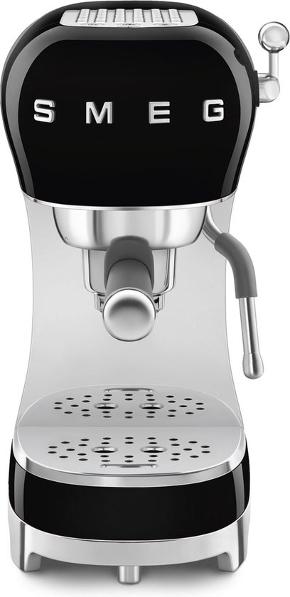 SMEG ECF02BLEU - Handmatige espressomachine - Zwart - Stoompijp