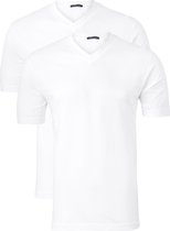 Schiesser American T-shirts V-hals 2-pack - wit -  Maat S
