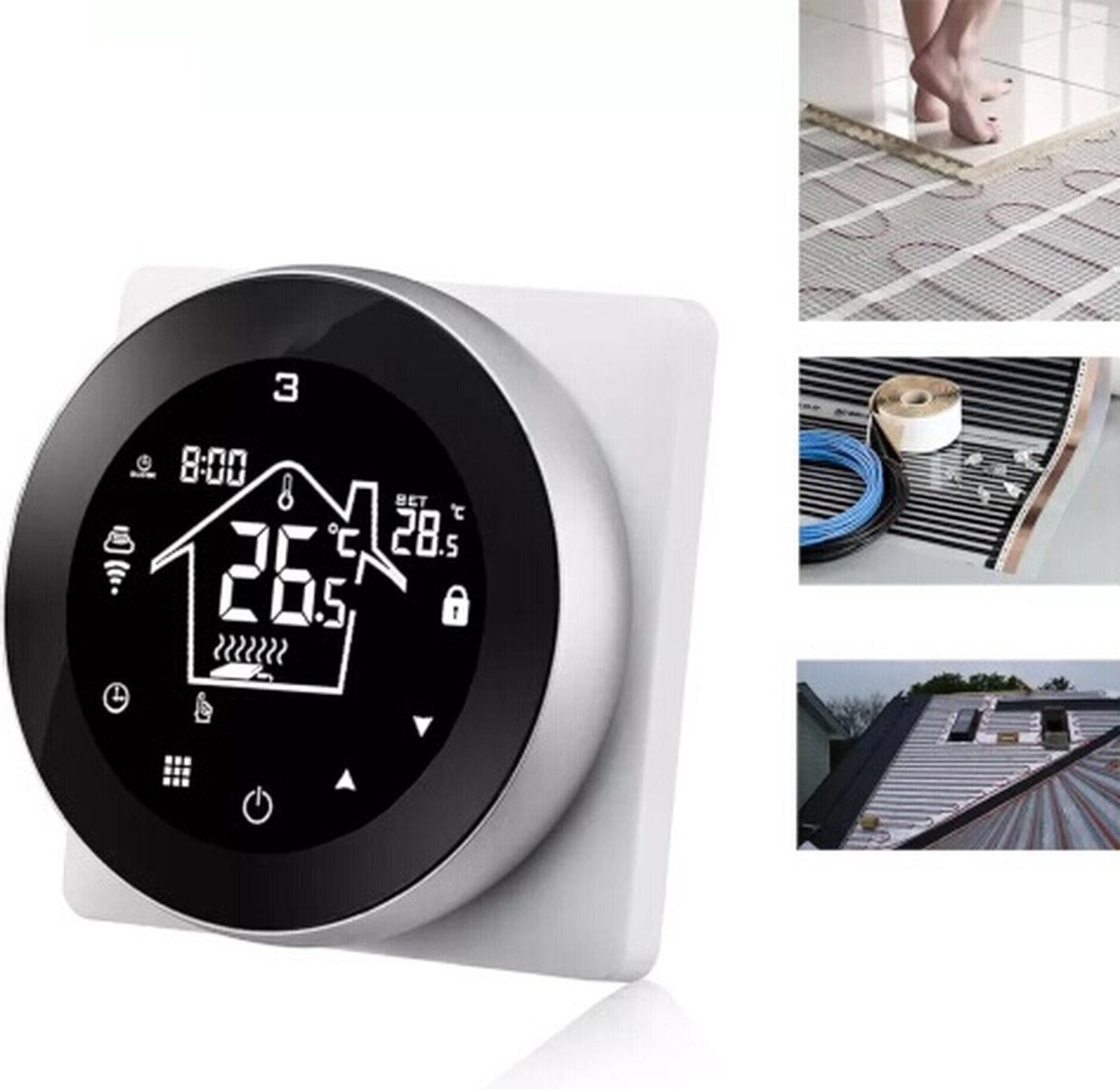 Nest Learning Thermostat slimme thermostaat 3e generatie zwart