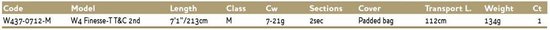 Westin W4 Finesse-t T&c 2nd Baitcasting Hengel Grijs 2.13 m / 7-21 g — afbeelding 2