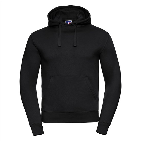 Russell- Authentic Hoodie - Zwart - S