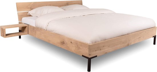 ga winkelen Onafhankelijk alleen Livengo houten bed Dallas 200 cm x 220 cm | bol.com